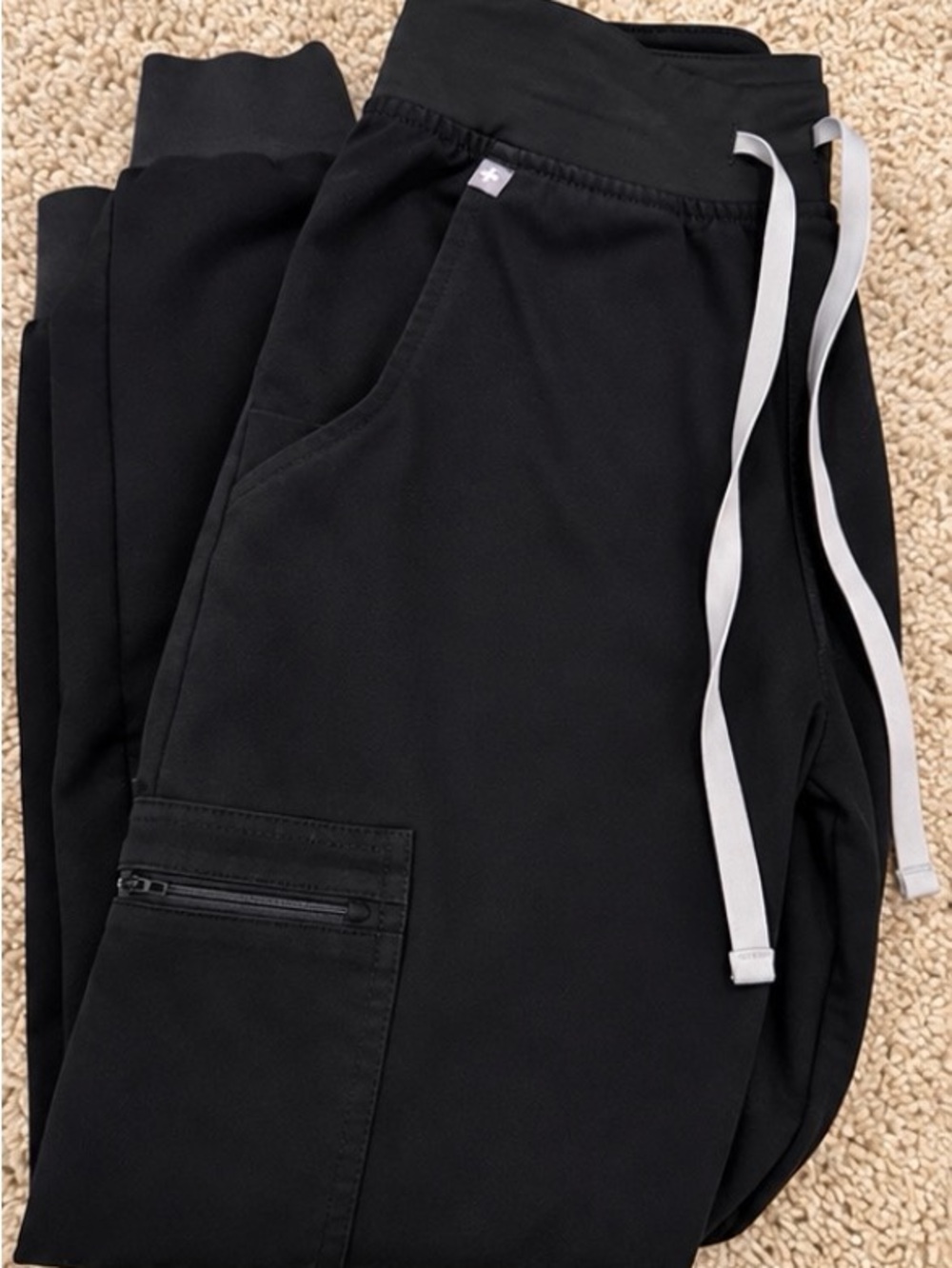 Figs Black Jogger Pants